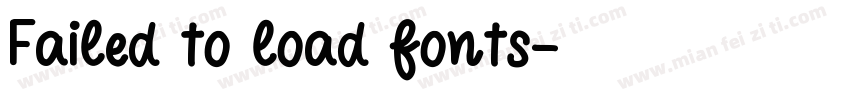 Failed to load fonts字体转换